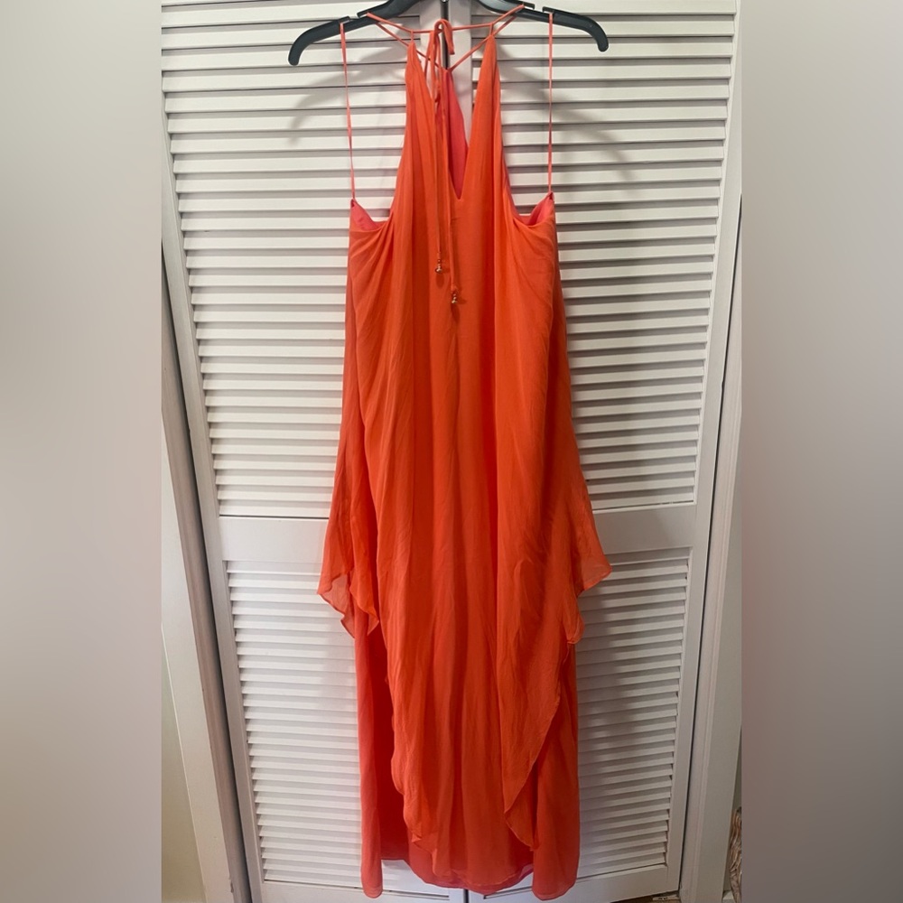 Trina Turk Chiffon Halter Maxi Dress - Picture 4 of 7